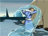 Katara Freezes Sokka