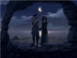 The Moon Stands Between Them